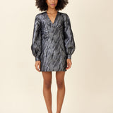 GANNI – Balloon-sleeve metallic (38 & 40)