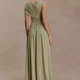 Meshki - Ayeshya Slinky Asymmetric Maxi Dress