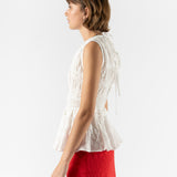 Cecilie Bahnsen - peplum-top med smock