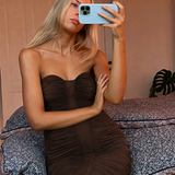 Misha - THE TOTEM STOCKING JERSEY MIDI DRESS