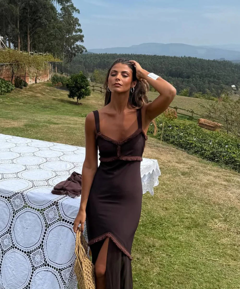 Lady Pipa - Loren Dress Brown
