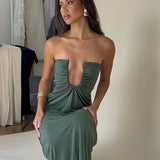 Christopher Esber - Arced Palm U-neck maxi