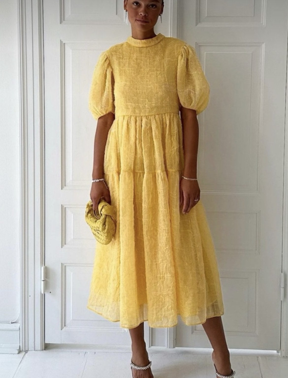 Cecilie Bahnsen - Kelly dress – navy – Marry Me Millo