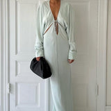 Christopher Esber - Mint cut out dress – Marry Me Millo